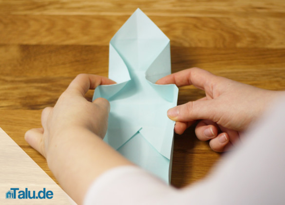 Origami-Schachtel falten