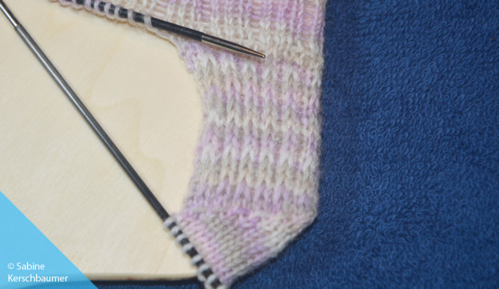 Socken 4-fädig stricken