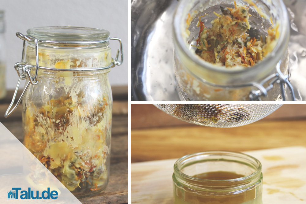 Rezept für Ringelblumen-Salbe