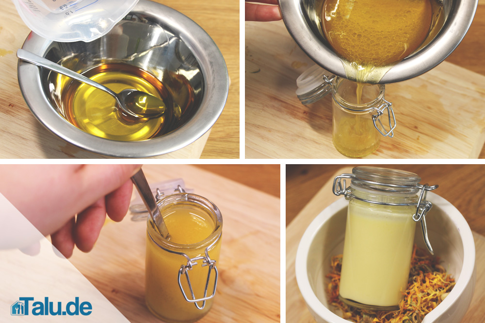 DIY-Ringelblumensalbe