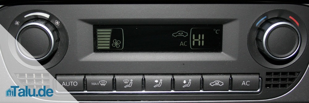 Umluft an und höchste Temperatur