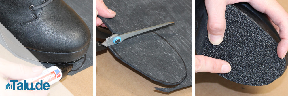 Schuhsohle reparieren