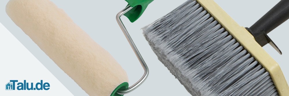 Lammfell-Roller oder Maler-Quast