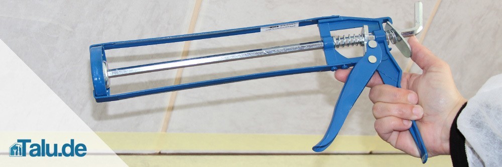 Kartuschenpistole für Silikon und Acryl