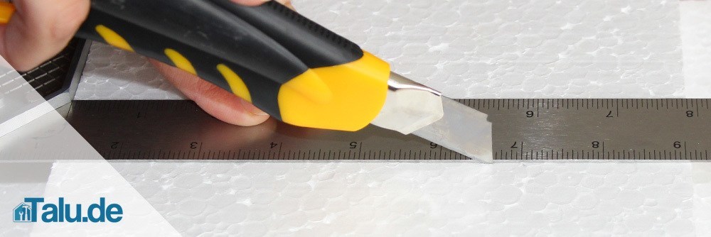 Cuttermesser ist nur für dünne Platten geeignet