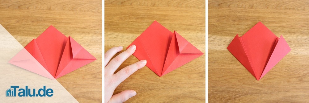 Origami blume falten – faltanleitung für eine papierblume talu.de