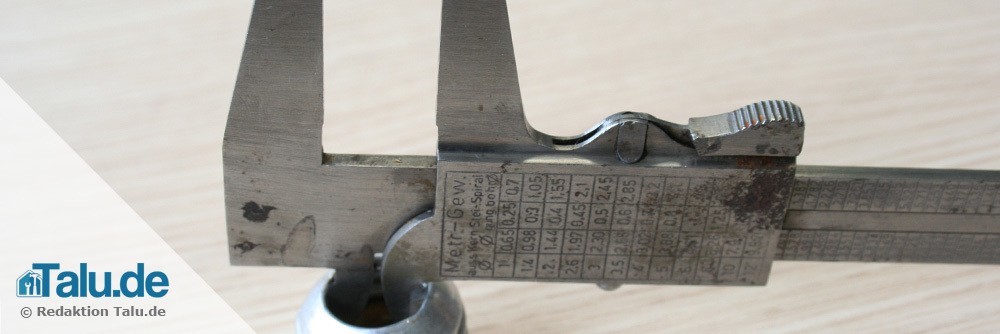 Tabelle auf der Rückseite