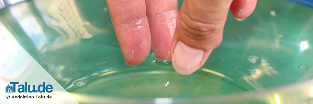 Seifenwasser mit Essig