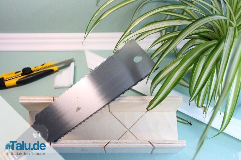 Styroporleisten richtig schneiden und anbringen - DIY-Tipps - Talu.de