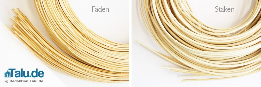 peddigrohr-faeden-staken