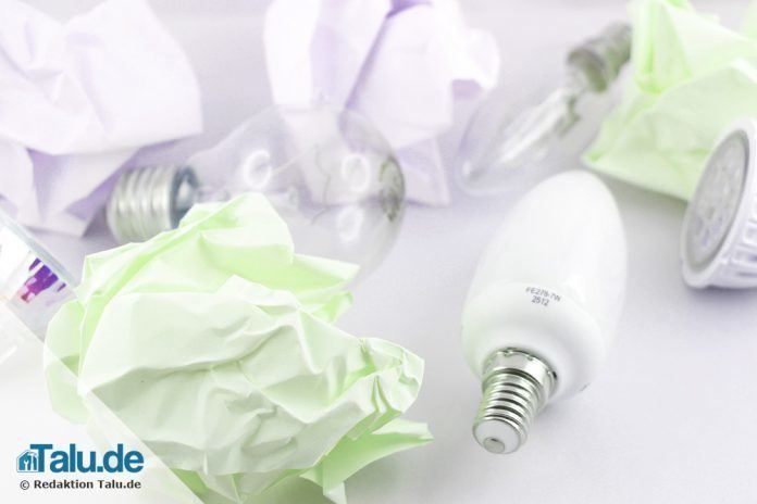 Energiesparlampe-B Energiesparlampe entsorgen