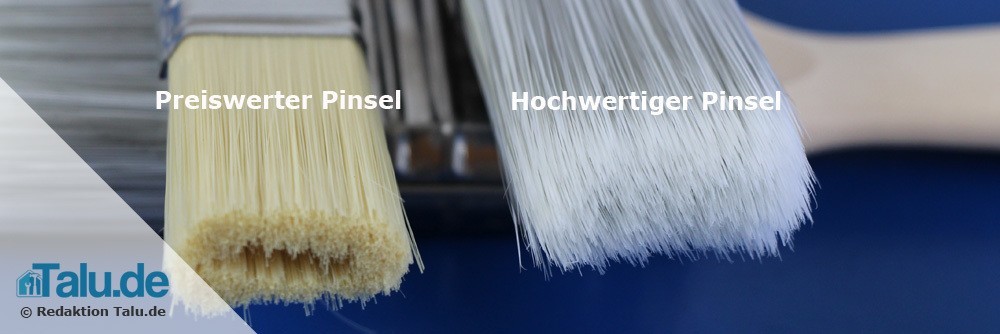 Preiswerter und hochwertiger Pinsel im Vergleich