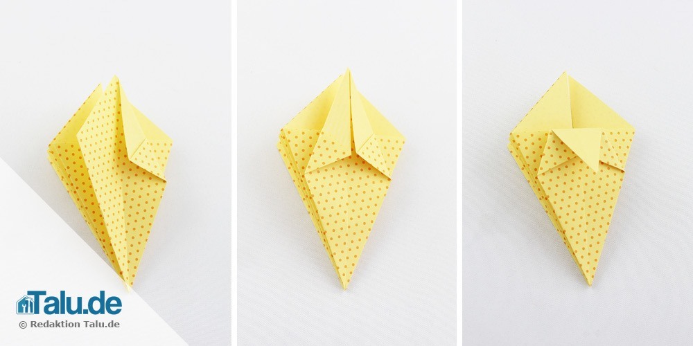 Kusudama Origami Faltanleitung Für Eine Blütenkugel Aus