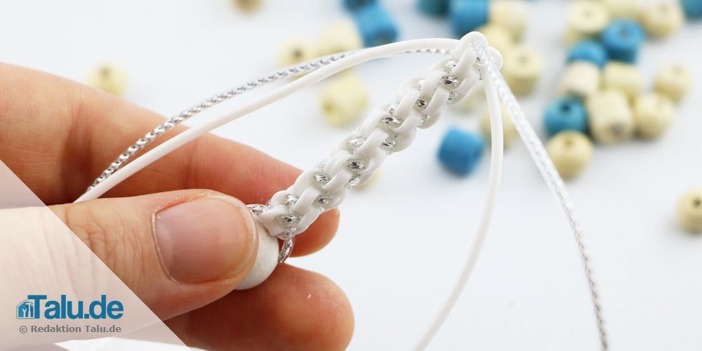 Scoubidou Armband flechten