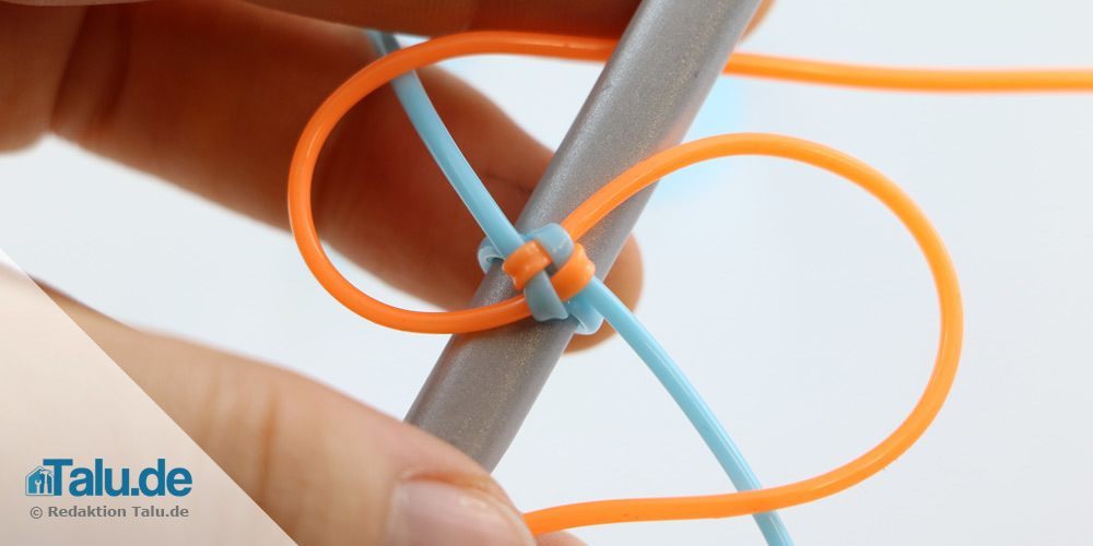 den runden Knoten flechten