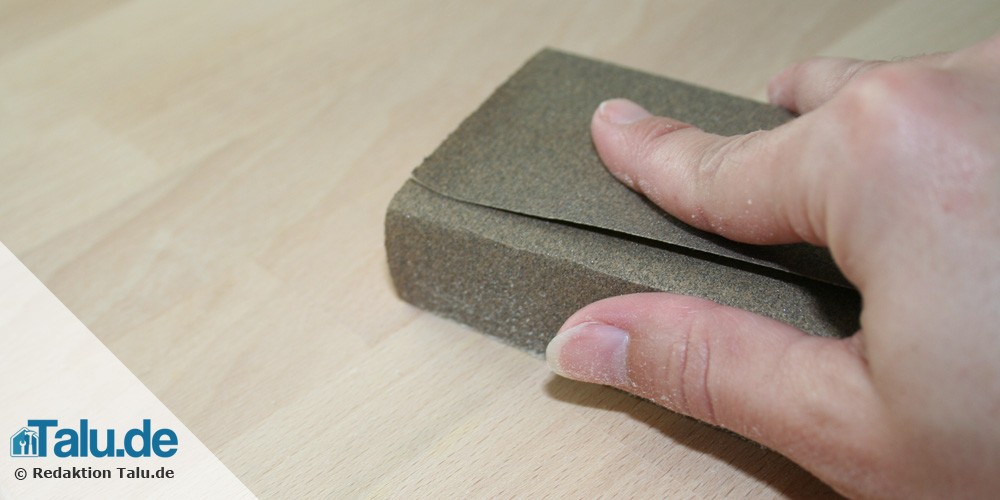Holz anschleifen
