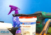 Latexfarbe entfernen