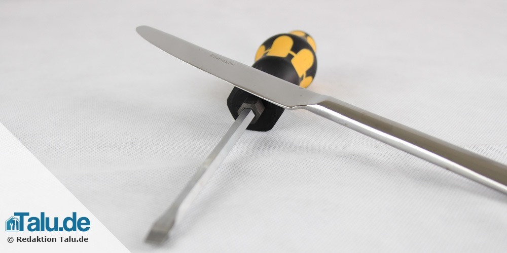 Mit dem Messer entkalken