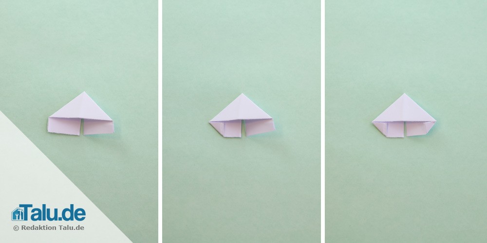 Origami Schwan basteln