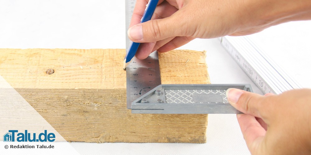 Holz anzeichnen