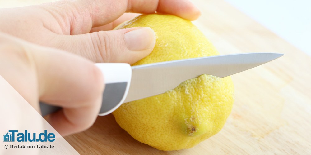 Zitrone gegen Gerüche
