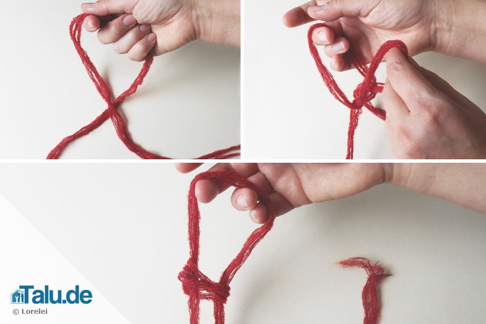 Armstricken: der Anfang