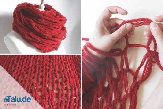 Anleitung für das Armstricken