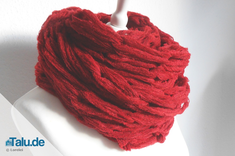 Armstricken: nur rechte Maschen stricken