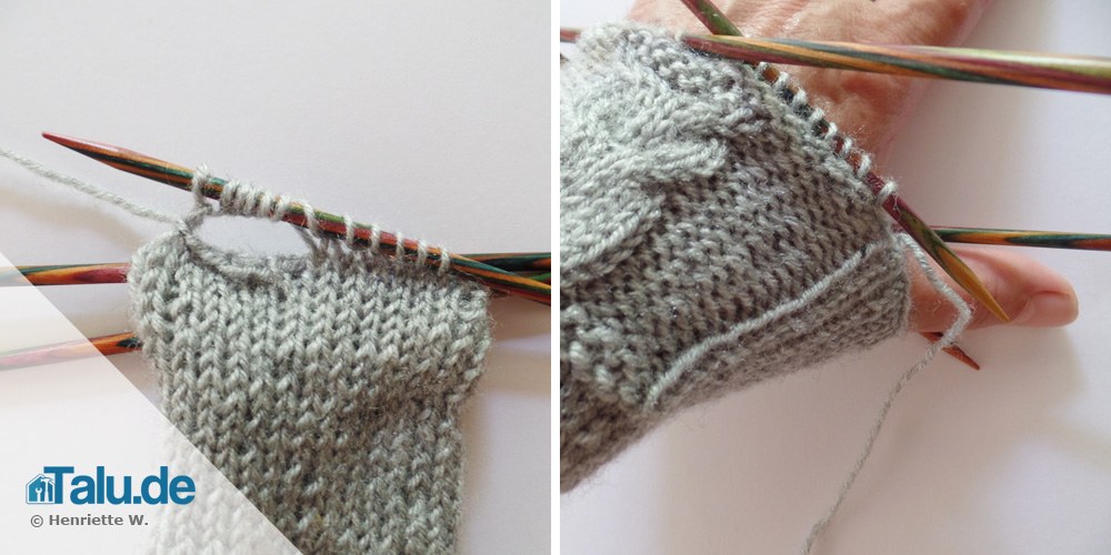 Armstulpen Stricken Einfache Diy Anleitung Fur Eulenmuster Talu De