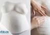 Fertiger Gipsabdruck vom Babybauch