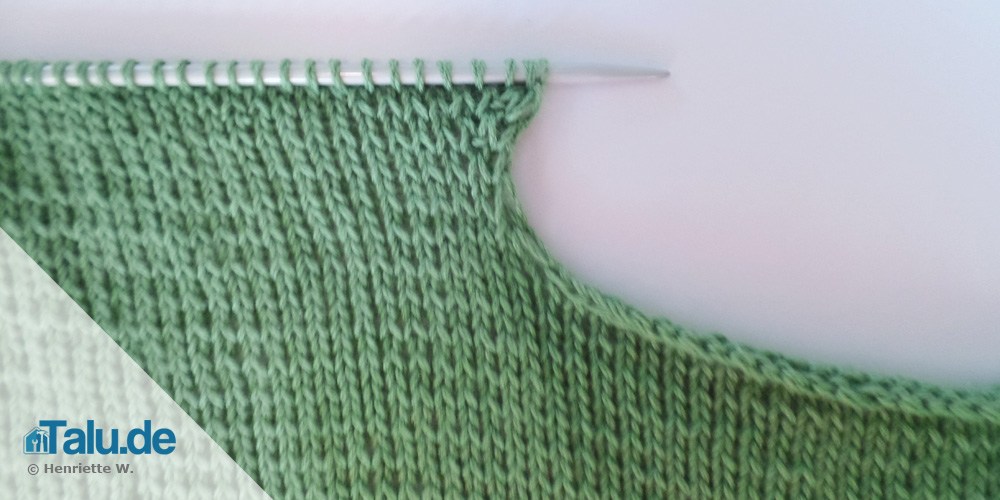 Babyjacke stricken