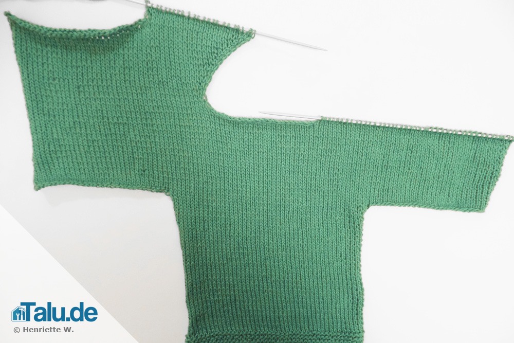 Babyjacke stricken