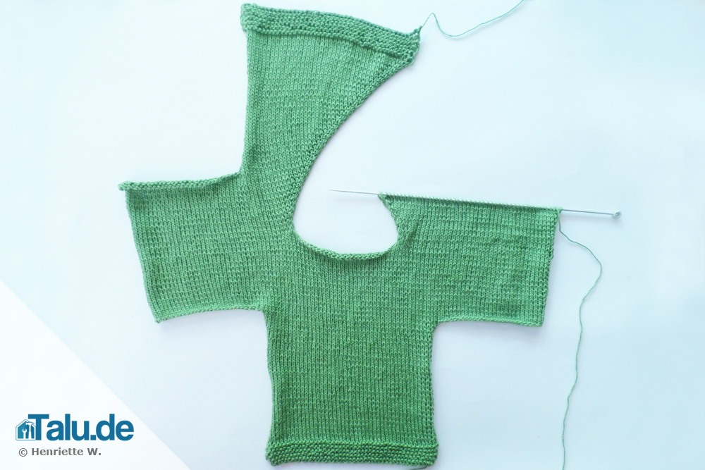 Babyjacke stricken