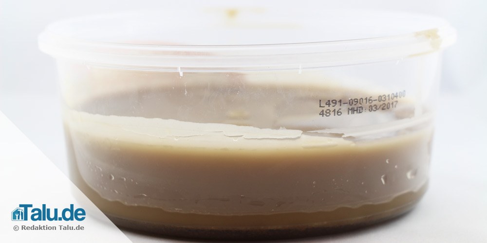 Bienenwachs aushärten lassen