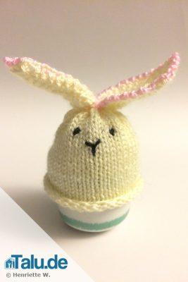 Eierwärmer stricken: Osterhase