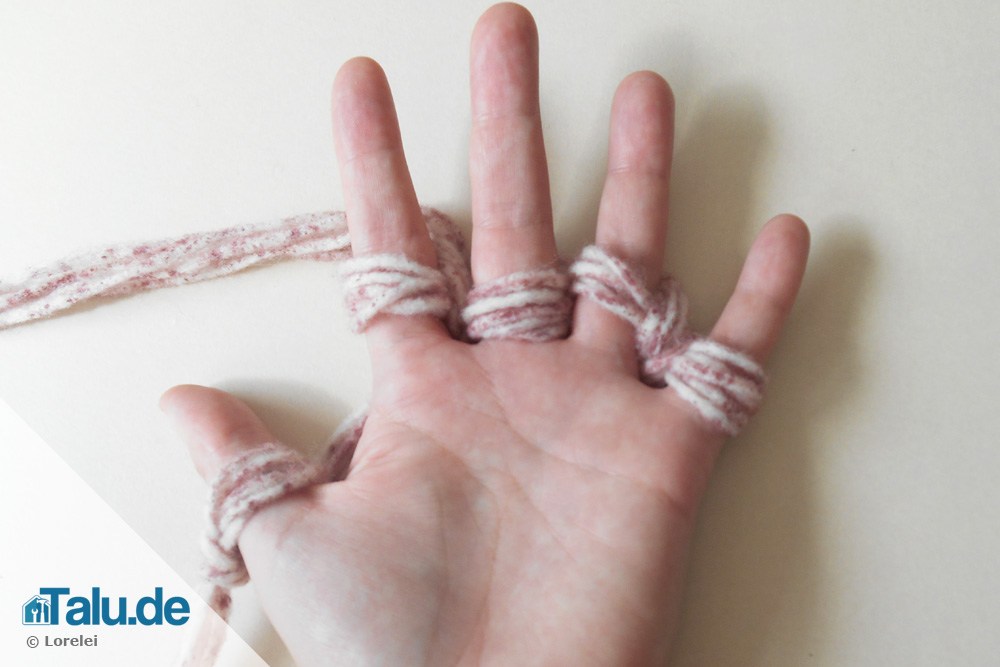 Offenes Fingerstricken