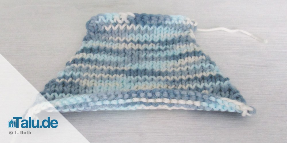 Kinderpullover stricken: der Arm