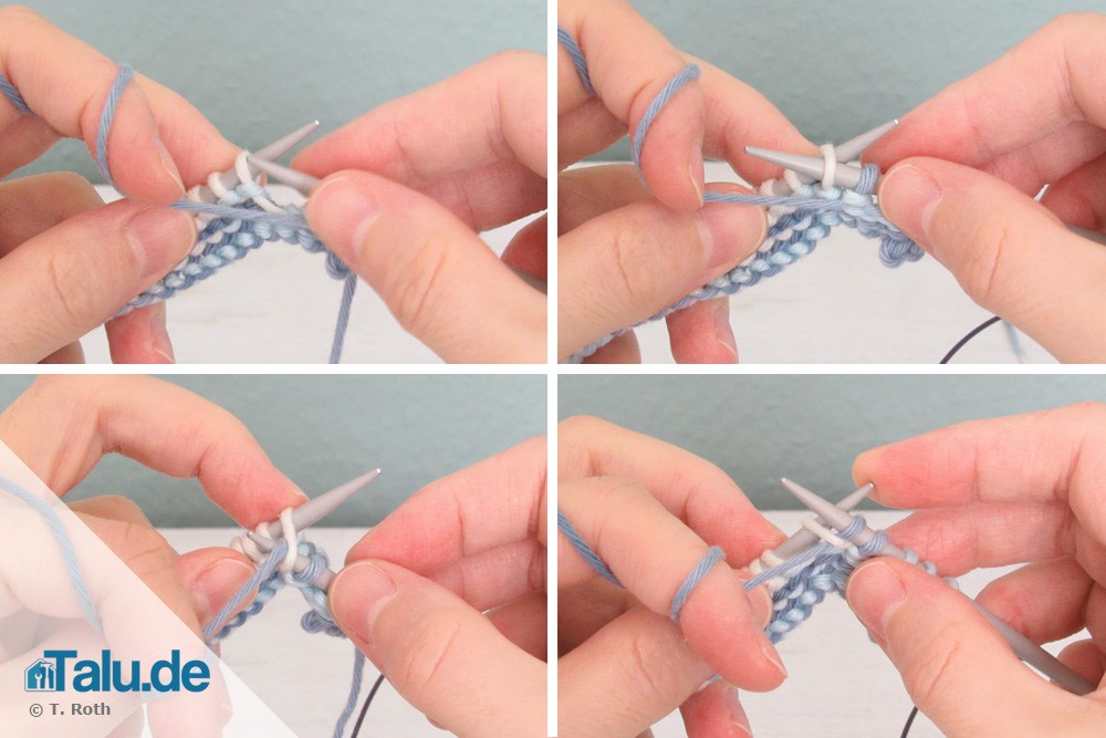 Linksmaschen stricken