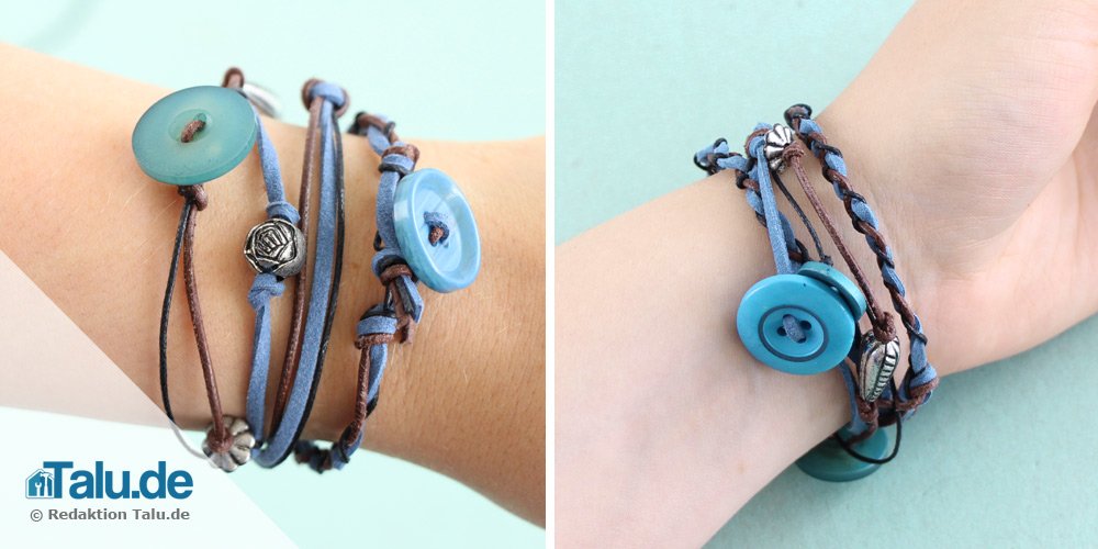Lederarmband selber machen
