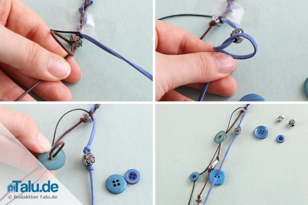 Lederarmband selber machen
