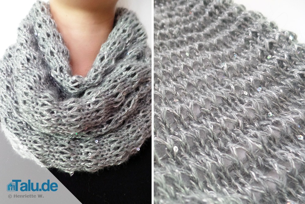 Loop Schal Selbst Stricken Diy Schlauchschal Talu De