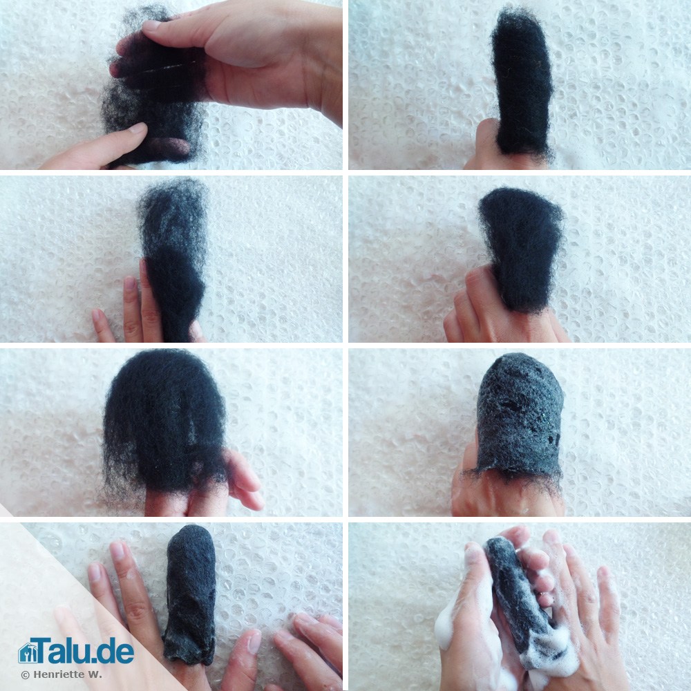 Fingerpuppe filzen