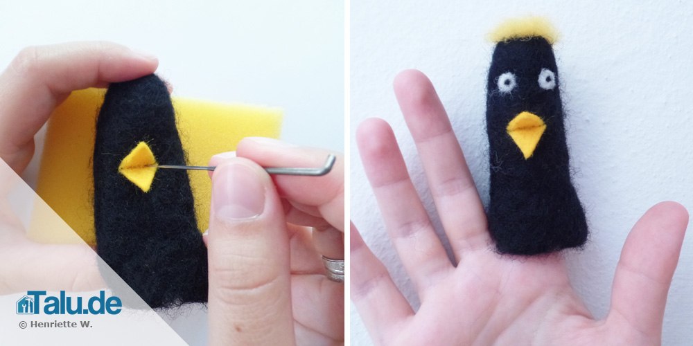 Fingerpuppe filzen
