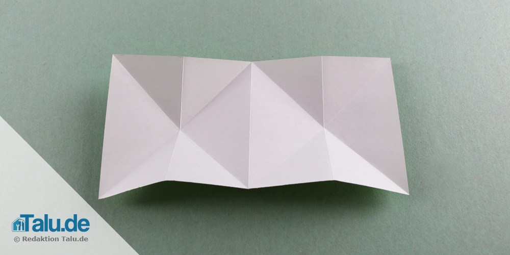 Origami Frosch falten