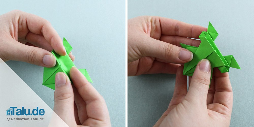 Origami Frosch