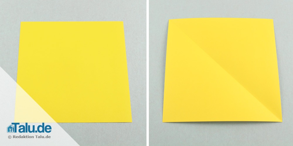 Origami Schwan falten
