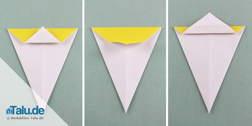 Origami Schwan Aus Papier Falten Faltanleitung Talude