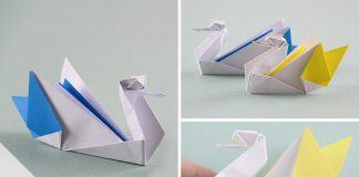 Origami Schwan