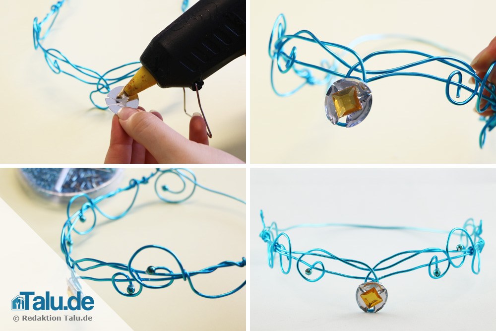 Selbstgebastelte Tiara