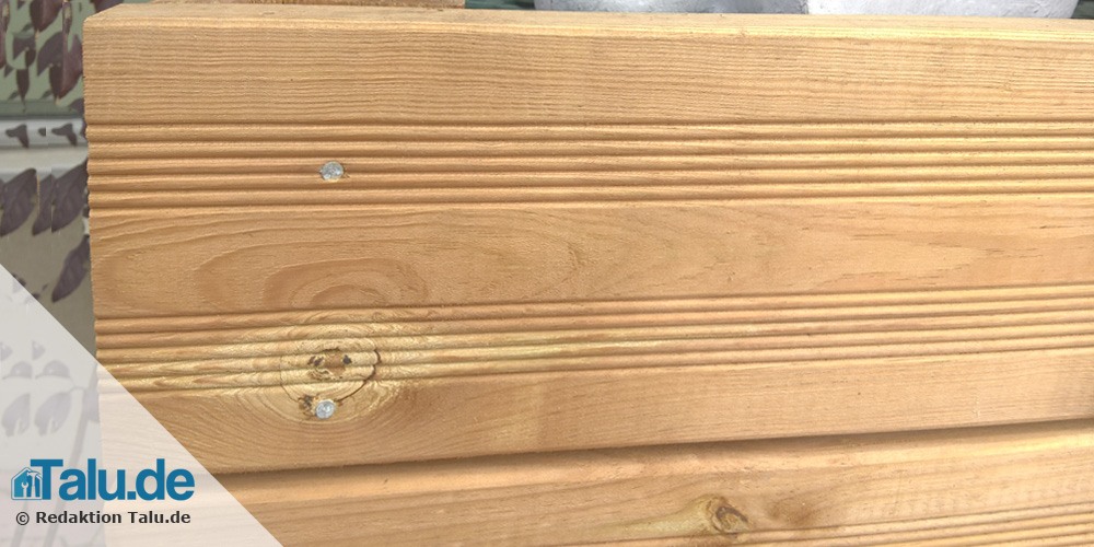 Bretter verschrauben